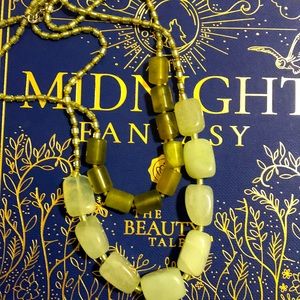 Antique jade beaded necklace EUC🎄🎁